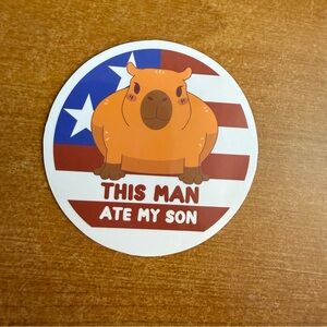Funny Capybara Sticker‎